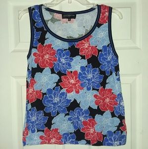 Jones NY Floral Tank NWOT